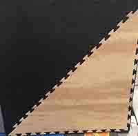 Martial Arts EVA Wood Grain Floor Mat Interlocking Anti-Slip Mat